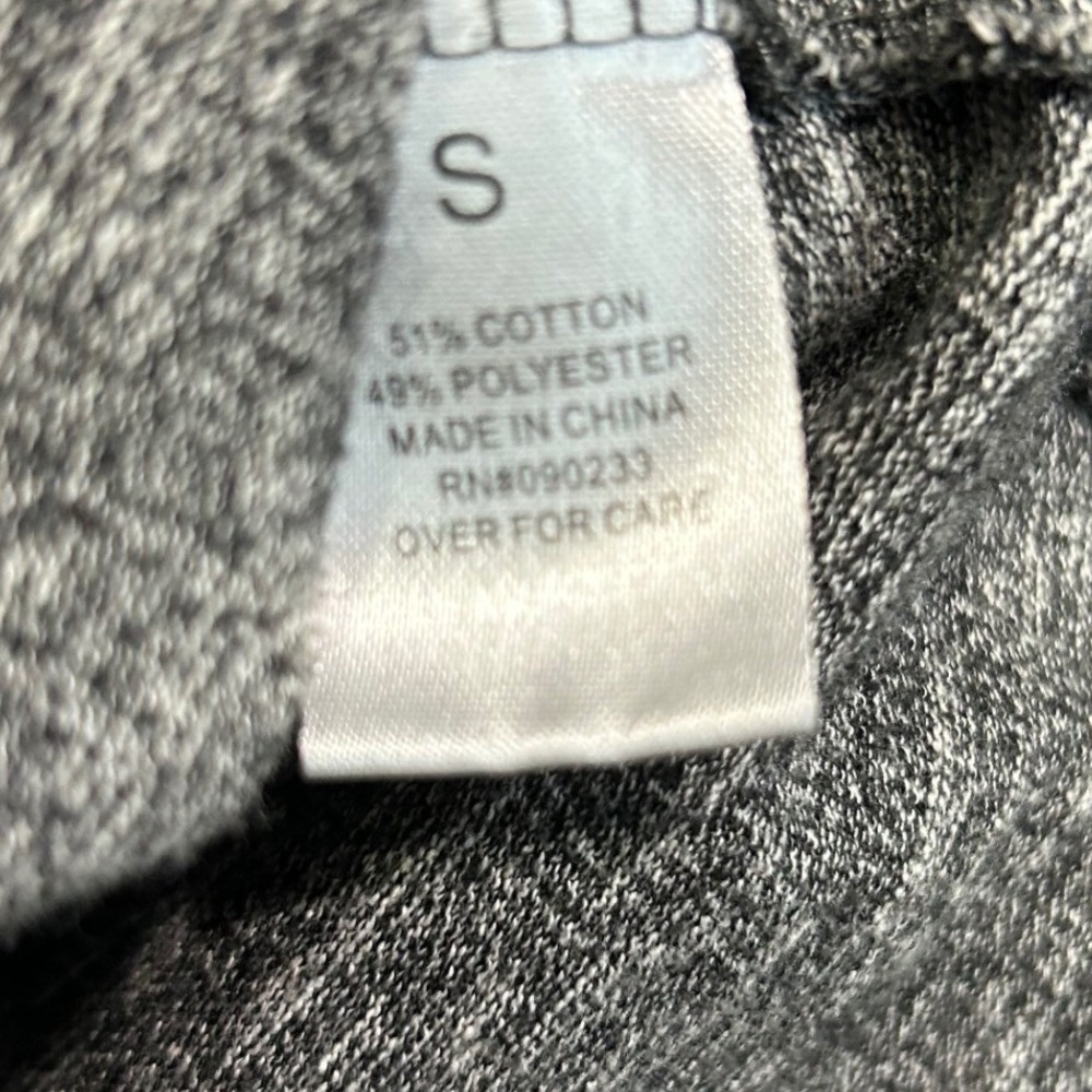 PacSun Hoodie Women Small Gray‎ Scallop Fit Pullover Lounge Lightweight casual - Picture 5 of 5